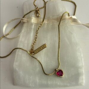 Luv Aj Gold Heart Necklace